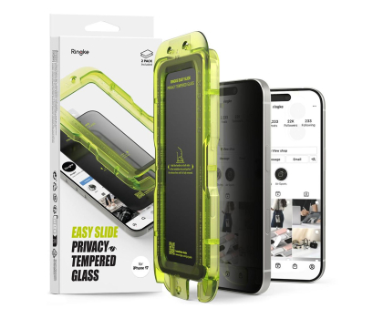 Folia / szkło na smartfon Ringke Easy Slide 2-Pack do Iphone 17 Privacy